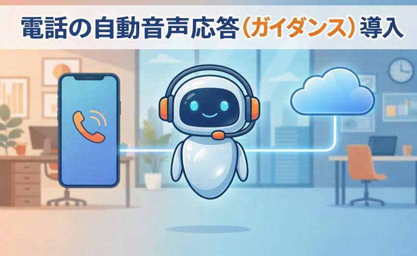 電話の自動音声応答（ガイダンス）導入について